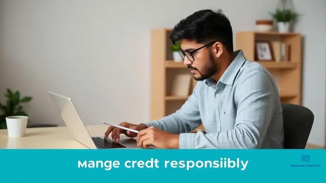 Managing credit responsibly