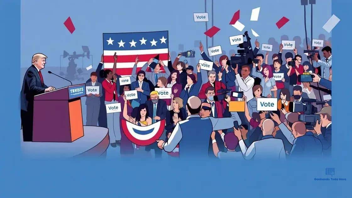 Key players in a presidential election