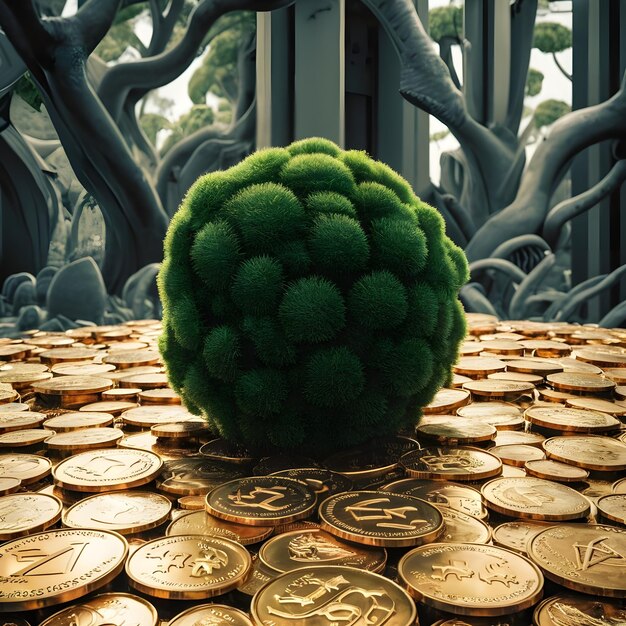 A stylized depiction of a shield protecting a pile of coins, symbolizing the protective nature of I Bonds against inflation. The shield has the I Bond logo and a subtle texture representing financial documents.