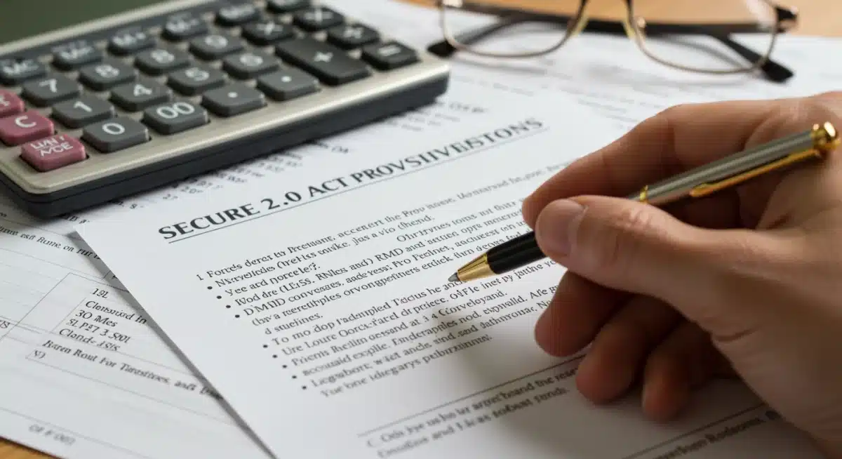 Detailed review of SECURE 2.0 Act provisions and financial documents