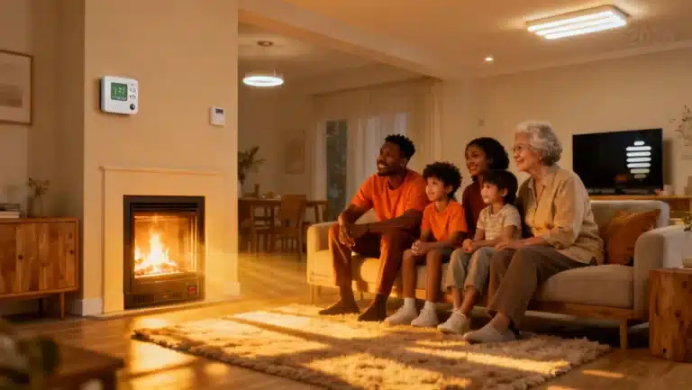 Family enjoying comfortable home thanks to energy assistance programs 2026