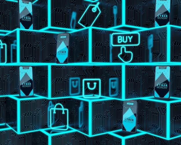 A split screen showing one side with a padlock icon representing security and the other side displaying various Shein product images, representing the balance between fashion retail and cybersecurity