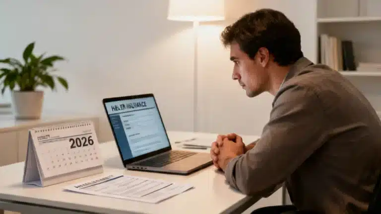 Thoughtful person considering COBRA benefits in 2026 after job loss