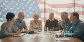 Group of seniors discussing Social Security changes for 2026