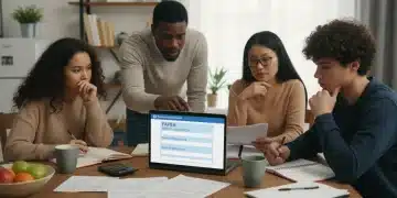 Family reviewing 2026 FAFSA changes on a laptop at home