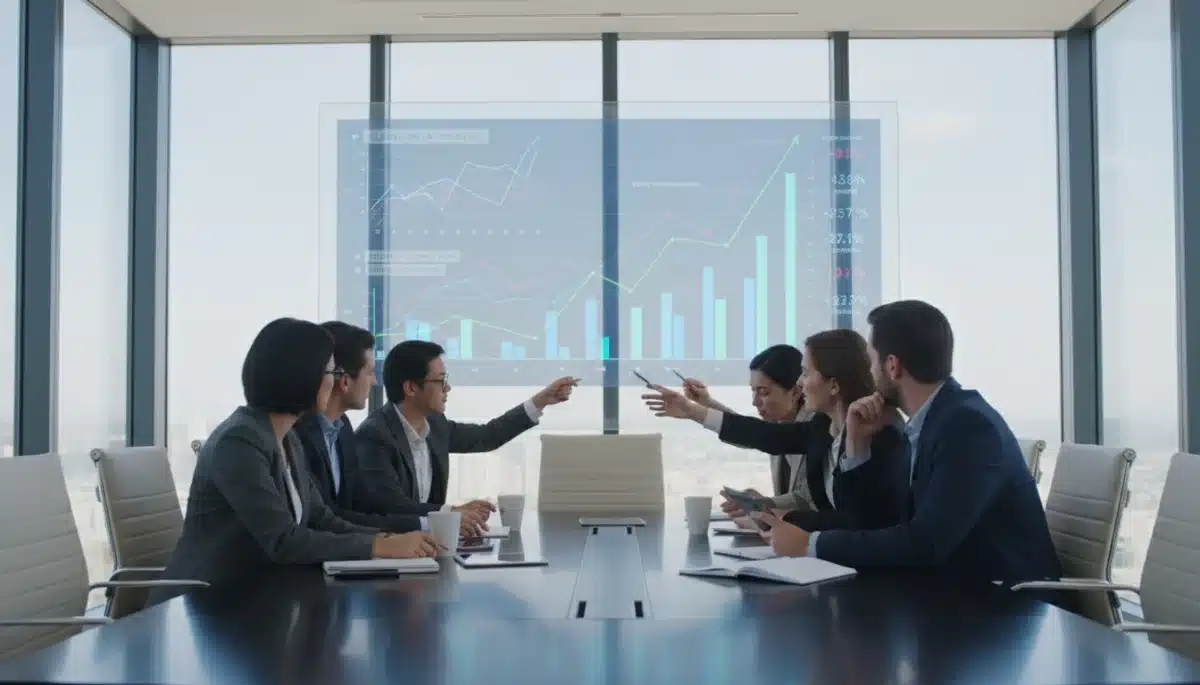Financial analysts discussing United States economic indicators and predictions for 2026